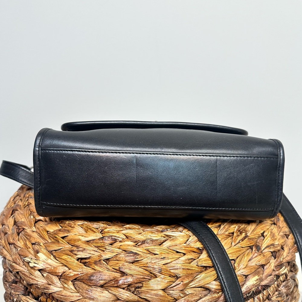 Vintage Coach 9870 Court bag black nickel hardware Costa Rica Y2K 2000s purse - Picture 4 of 14